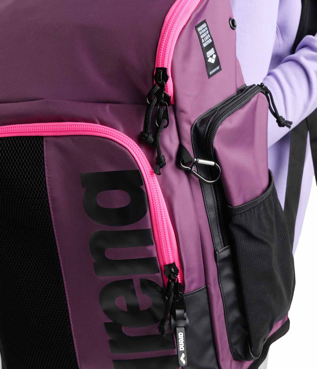 Arena Spiky III Backpack 45 L Plum/Pink