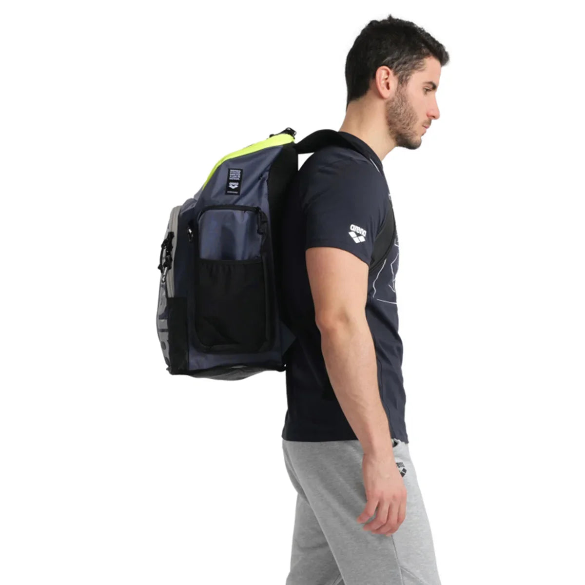 Arena Spiky III Backpack 45 L Navy/Yellow