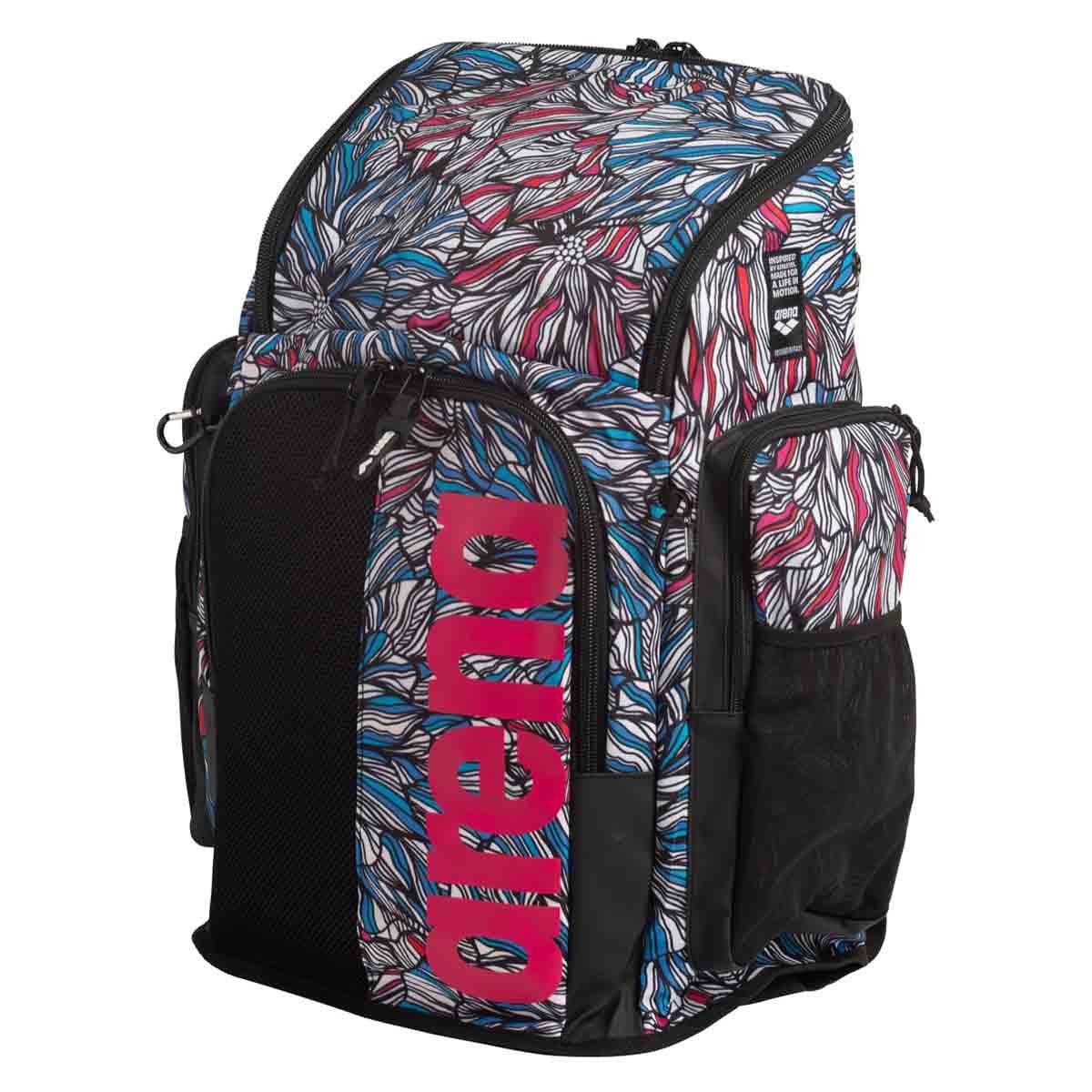 Arena Spiky III Allover Backpack 45 L Dahlia
