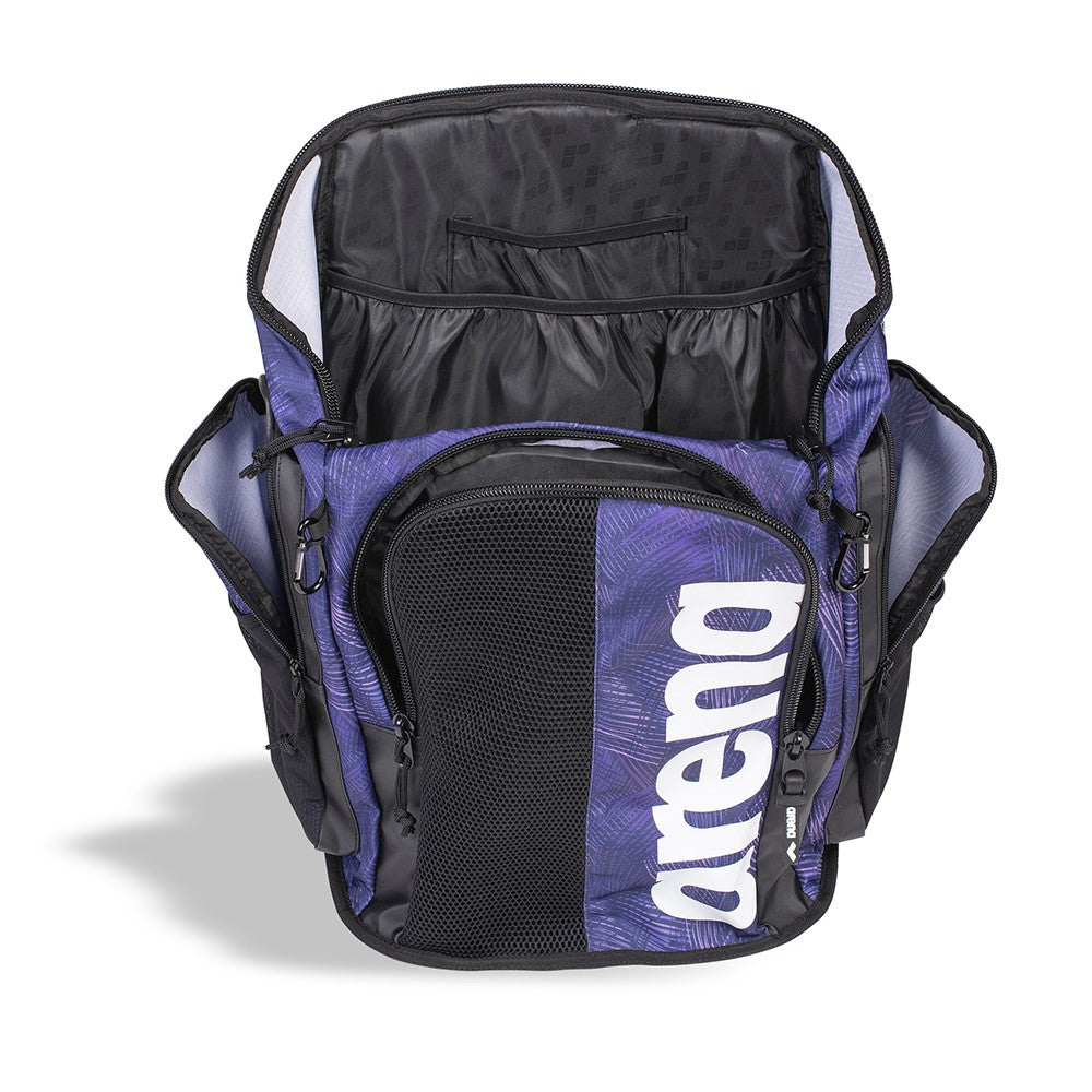 Arena Spiky III Allover Backpack 45 L Team Plum