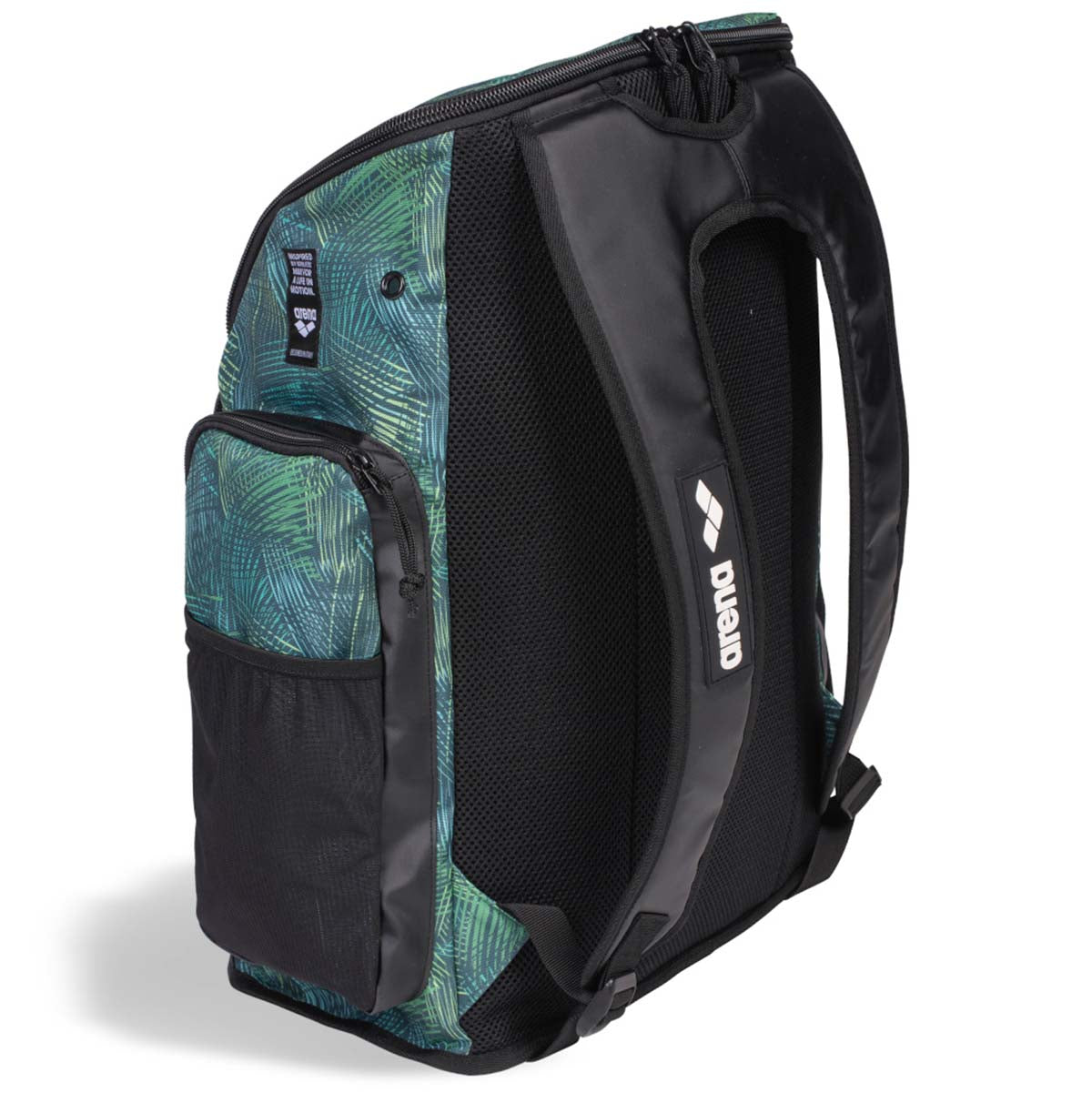 Arena Spiky III Allover Backpack 45 L Team Energy Green
