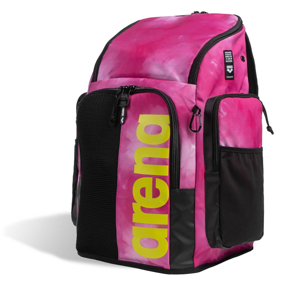 Arena Spiky III Allover Backpack 45 L Tie-Dye Pink
