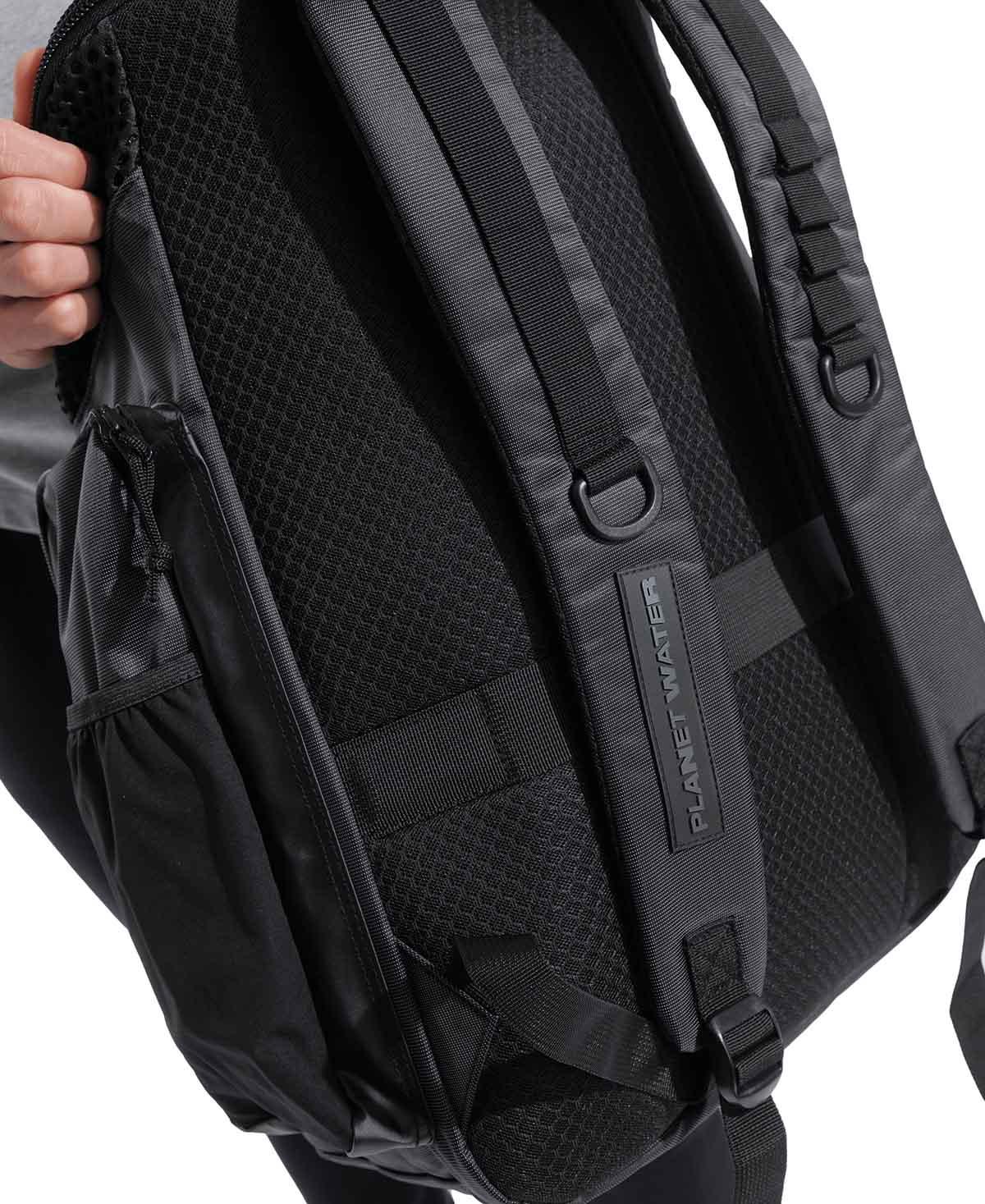 Arena one go Black backpack with visible brand logo