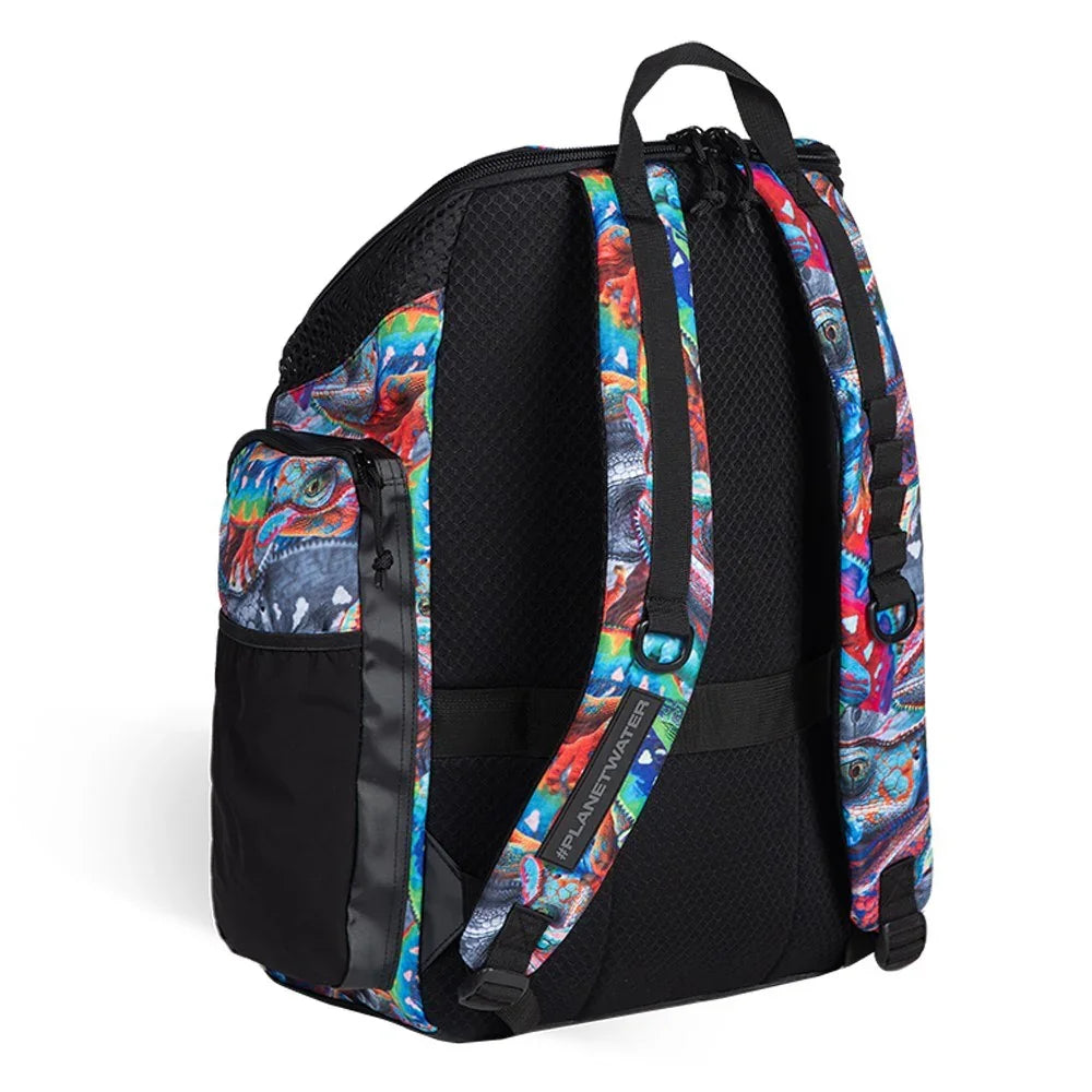 Arena One Go Allover Swim Sports Travel Backpack 45L - Iguanas