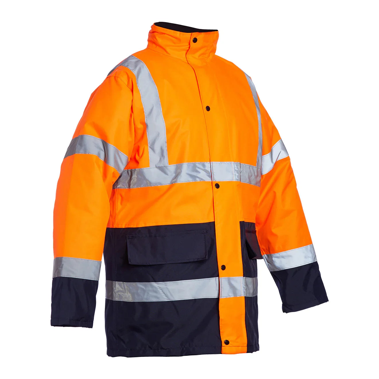 Blackrock Hi-Vis Two Tone Coat Orange Navy