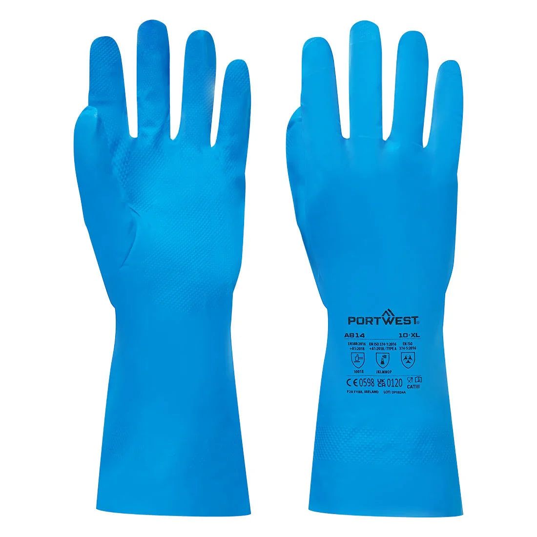 Portwest A814 Chem 330 Nitrile Food Gauntlet
