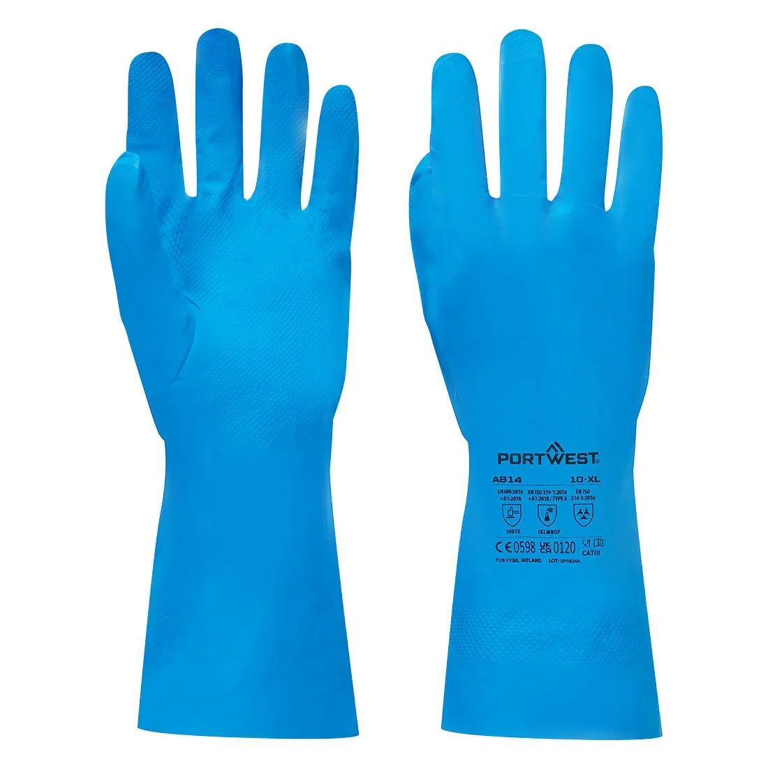 Portwest A814 Chem 330 Nitrile Food Gauntlet