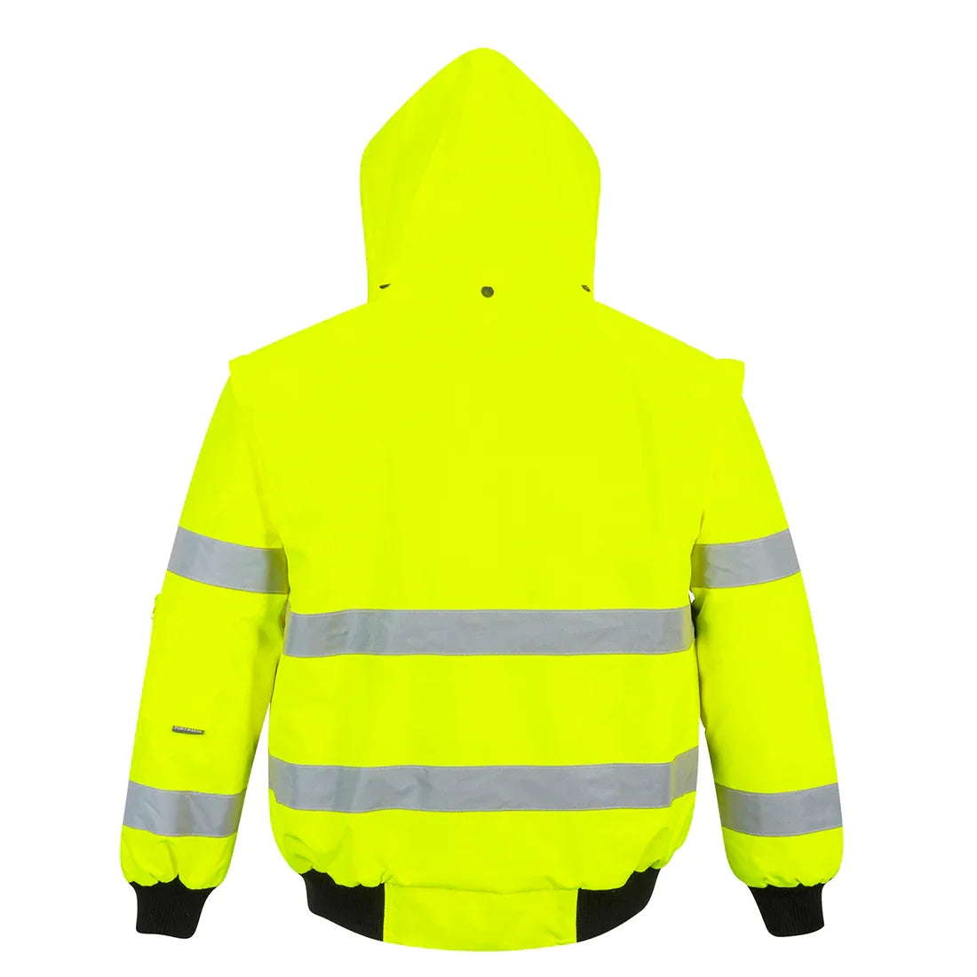 Portwest C467 Hi-Vis 3-in-1 Bomber Jacket Yellow_Rear