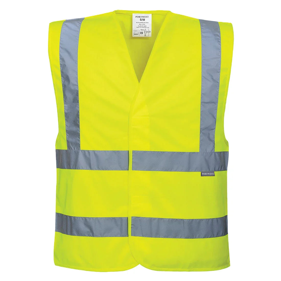 Portwest C470 Hi-Vis Band and Brace Vest Yellow