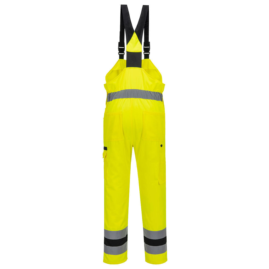 Portwest CD852 WX2 Eco Hi-Vis Bib & Brace Yellow Black