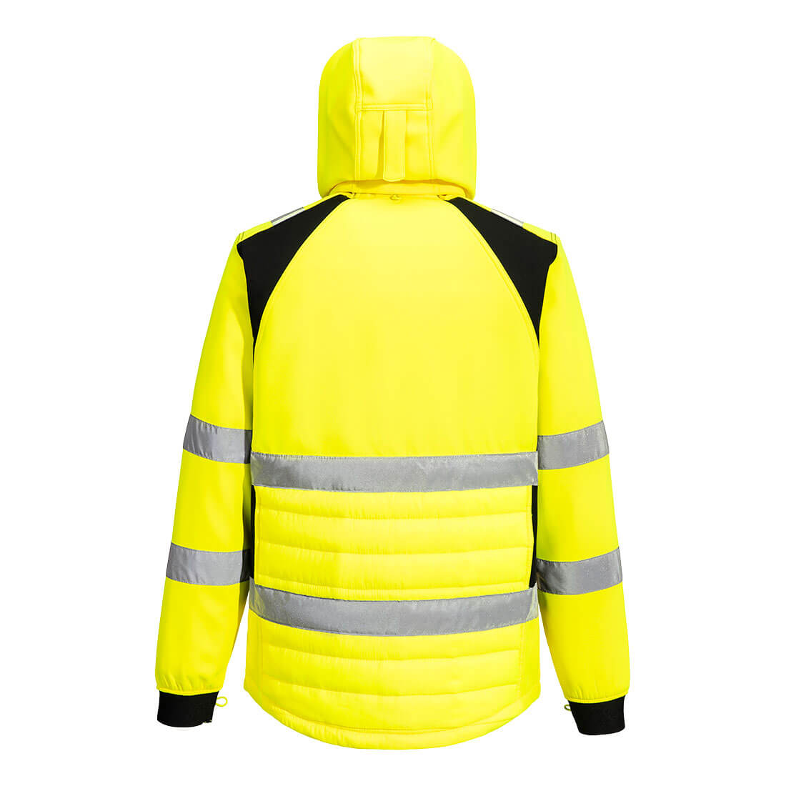 Portwest CD863 WX2 Eco Hi-Vis Hybrid Baffle Jacket CD863YBR