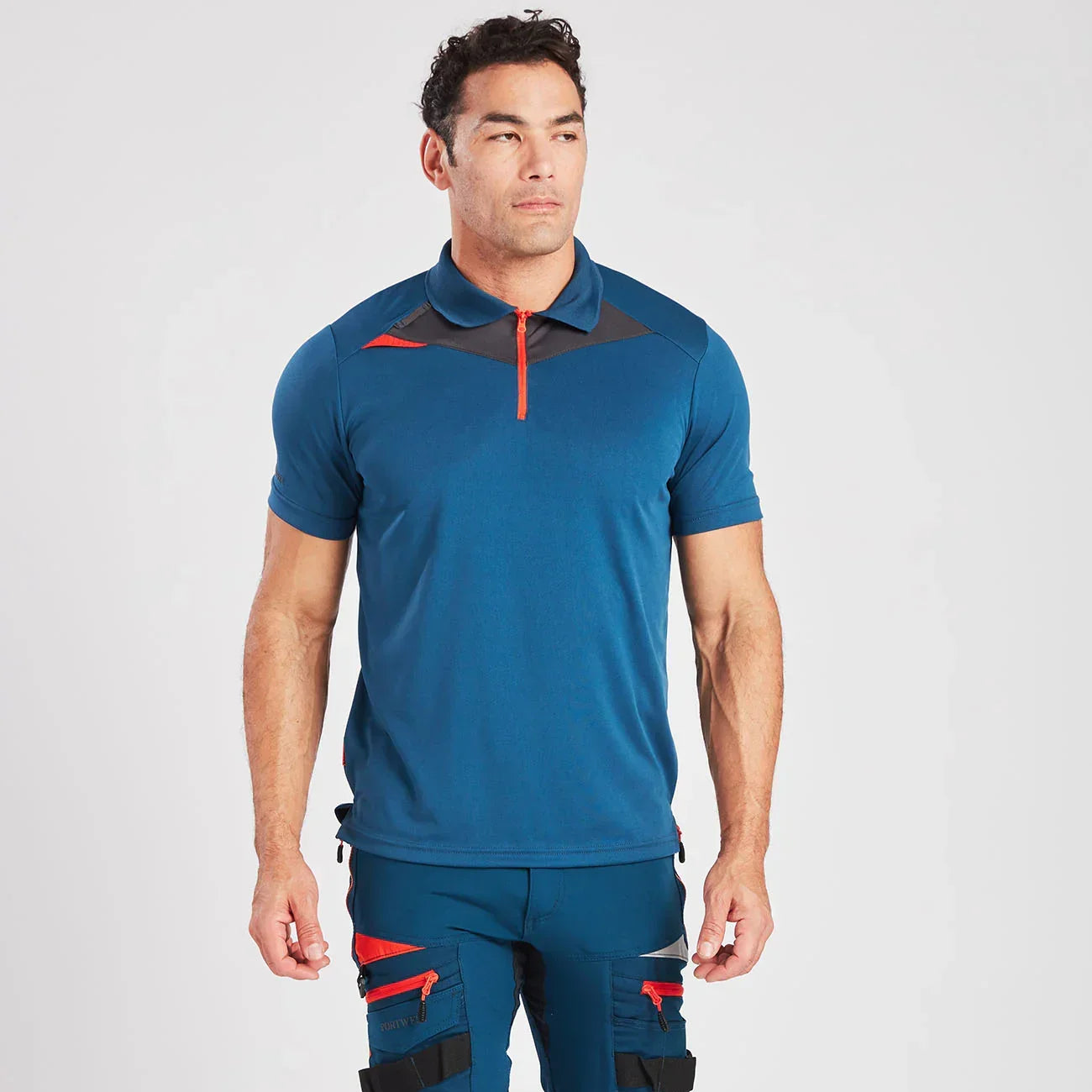 Portwest DX410 DX4 Polo Shirt_Metro Blue DX410MBR