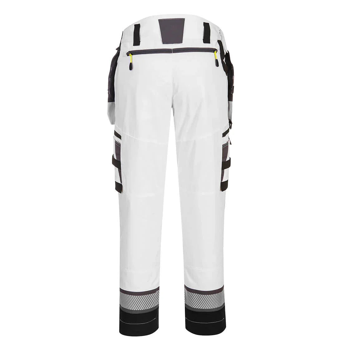 Portwest DX440 DX4 Detachable Holster Pocket Trousers White Grey_Back