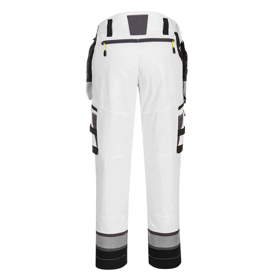 Portwest DX440 DX4 Detachable Holster Pocket Trousers White Grey_Back