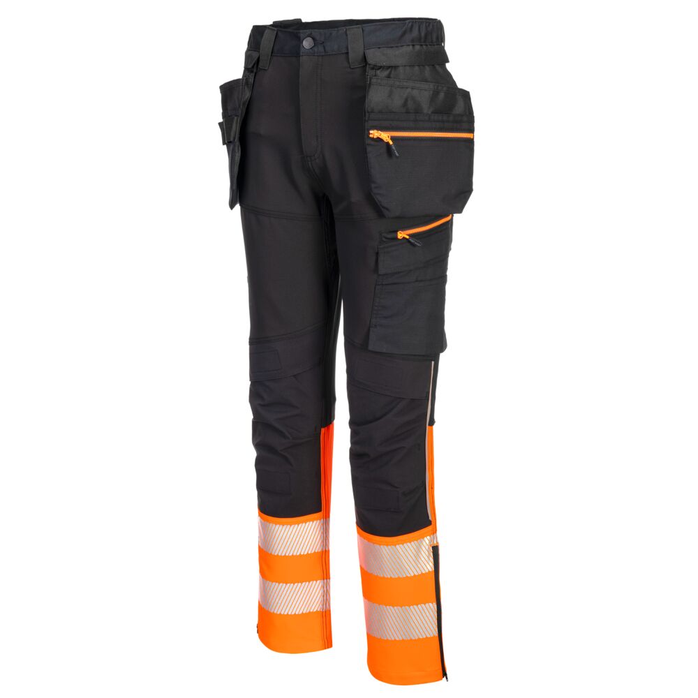 Portwest DX457 DX4 Hi-Vis Holster Pocket Craft Trousers OB_1