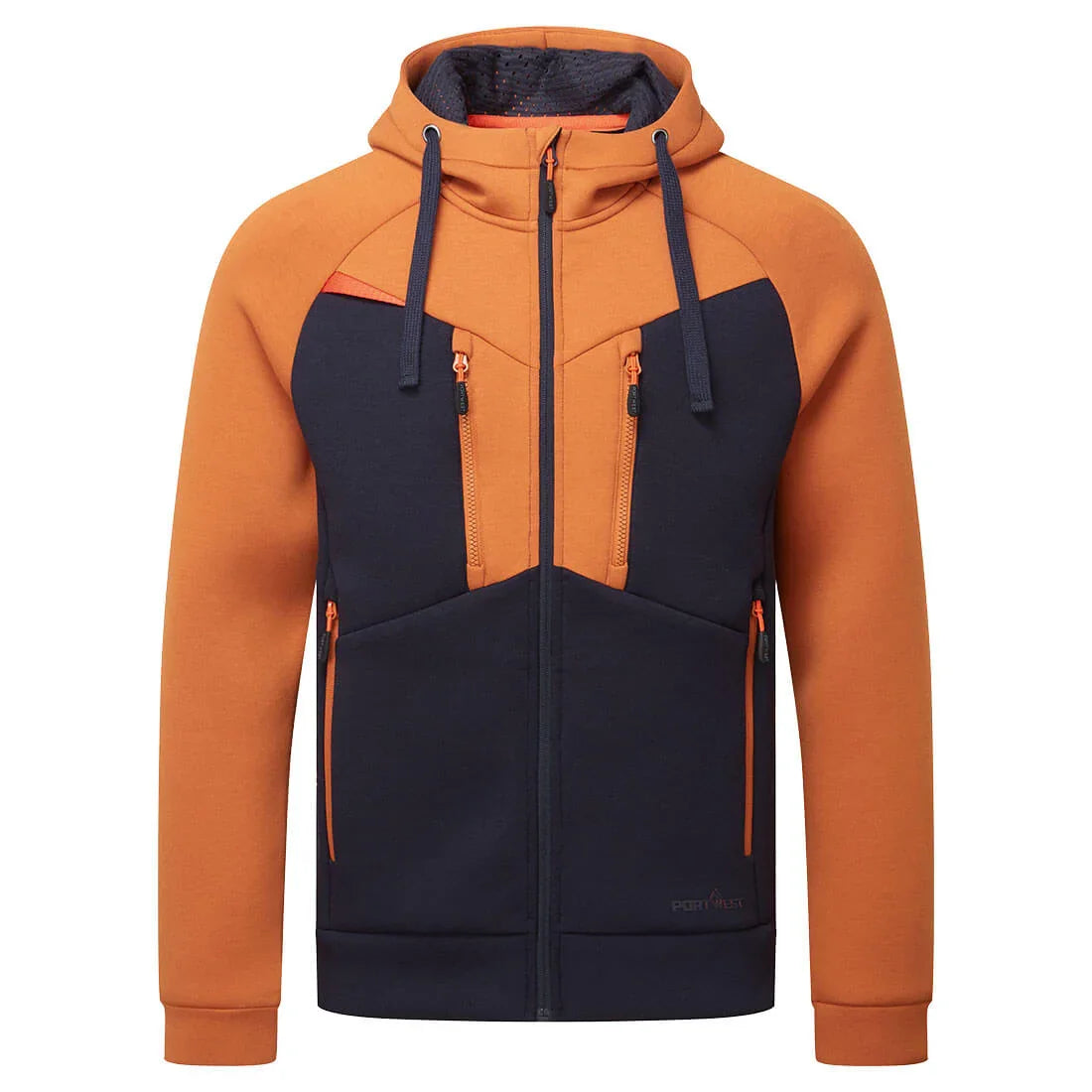Portwest DX472 DX4 Zipped Hoodie Rust