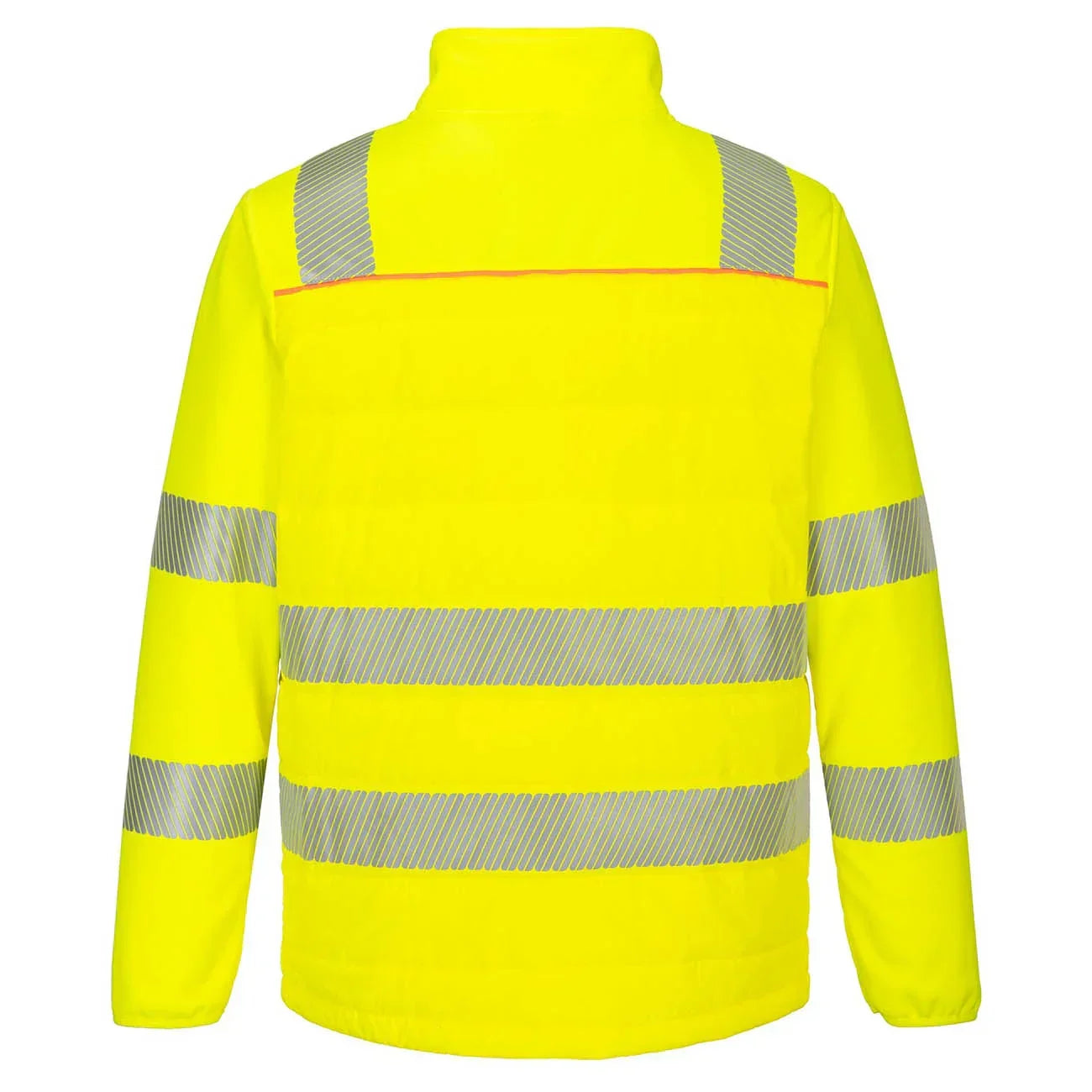 Portwest DX473 DX4 Hi-Vis Hybrid Baffle Jacket Yellow/Black Back