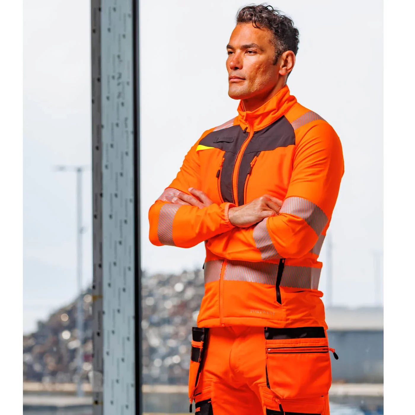 Portwest DX481 DX4 Hi-Vis Lightweight Mid Layer