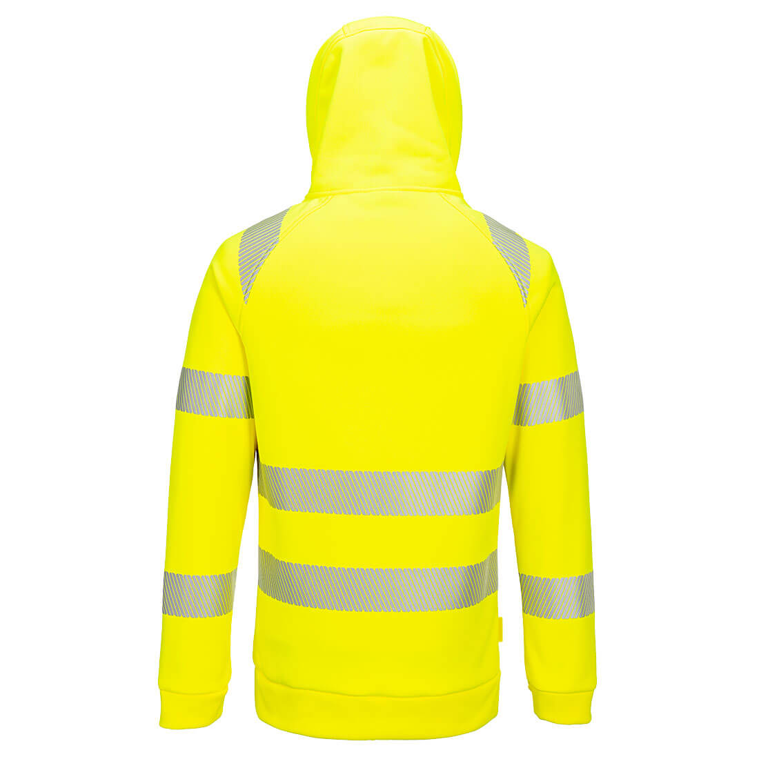 Portwest DX482 DX4 Hi-Vis 1/4 Zip Hoodie Back