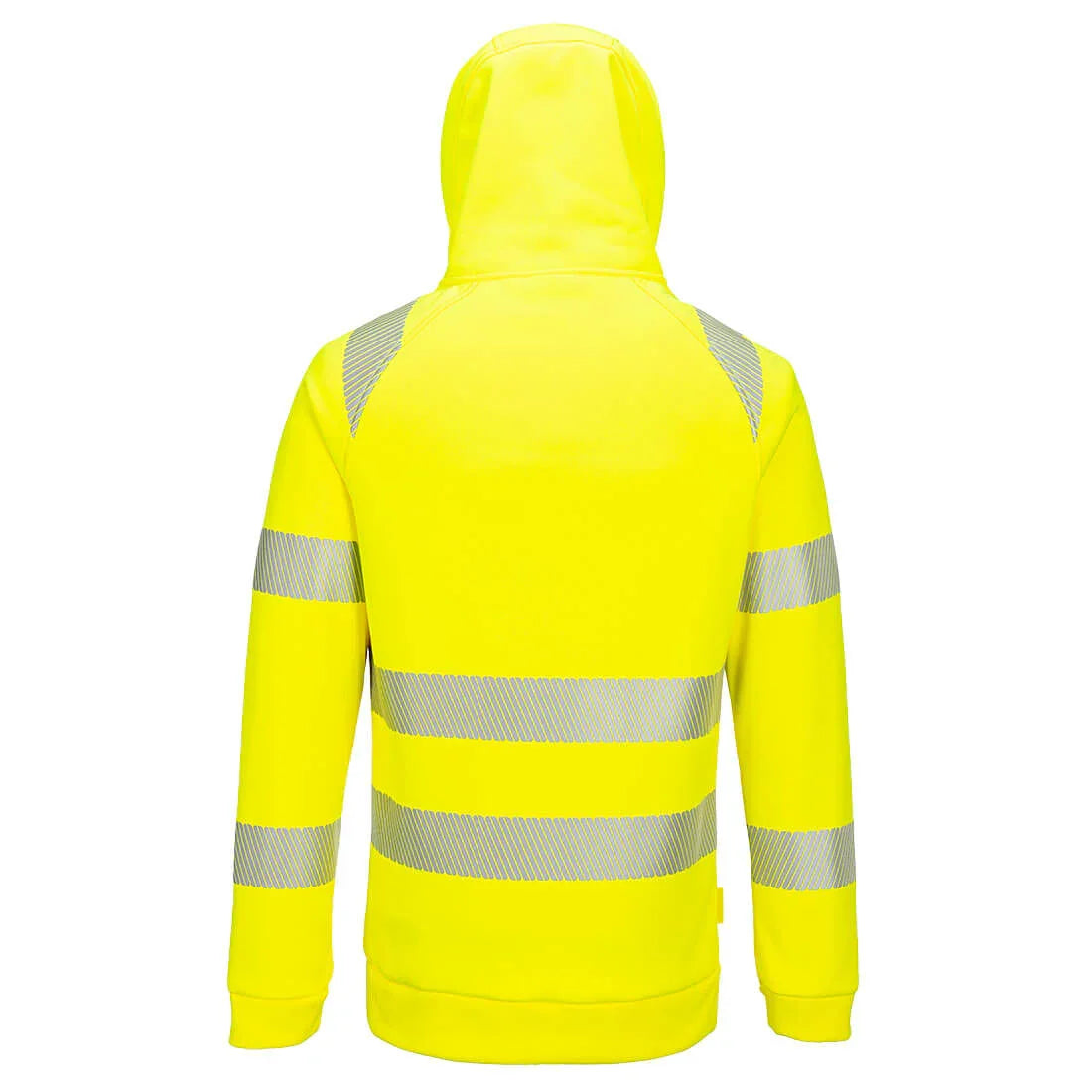 Portwest DX482 DX4 Hi-Vis 1/4 Zip Hoodie Back
