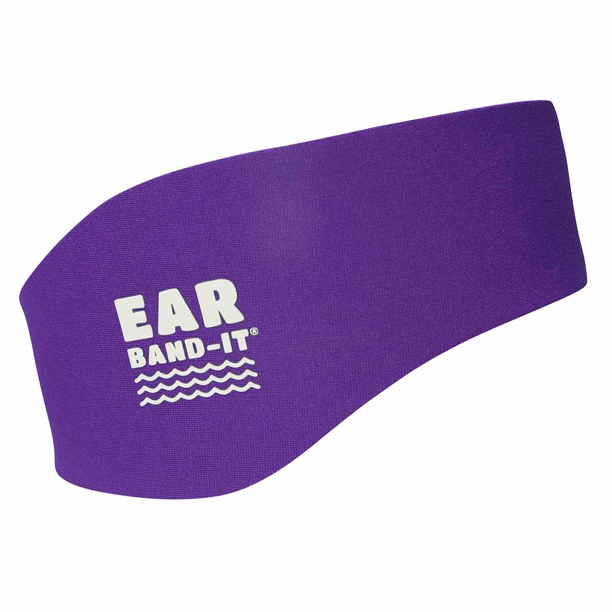 Purple Ear Band-It headband and wave design for ear protection