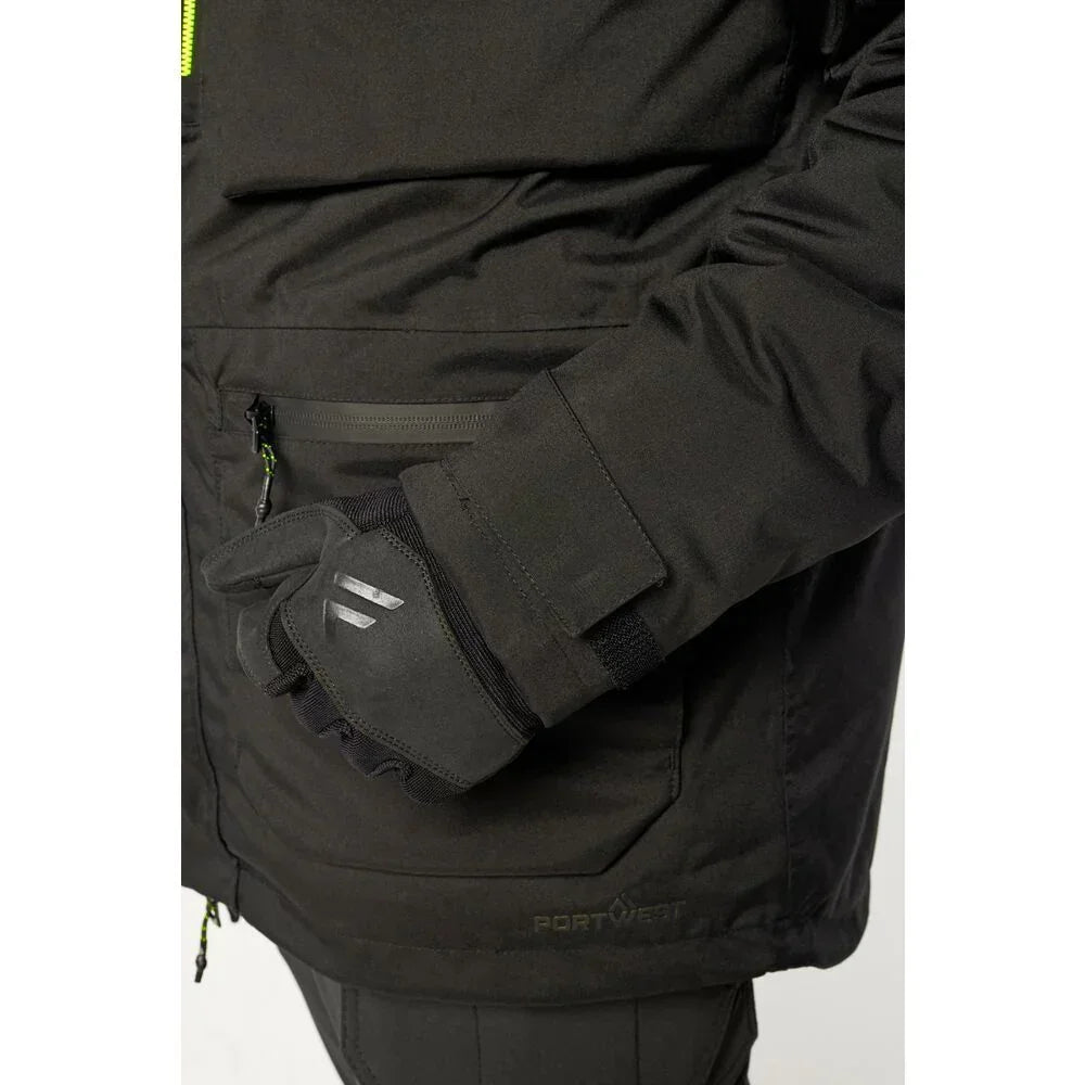 Portwest EV461 EV4 Winter Parka Jacket Black_D4