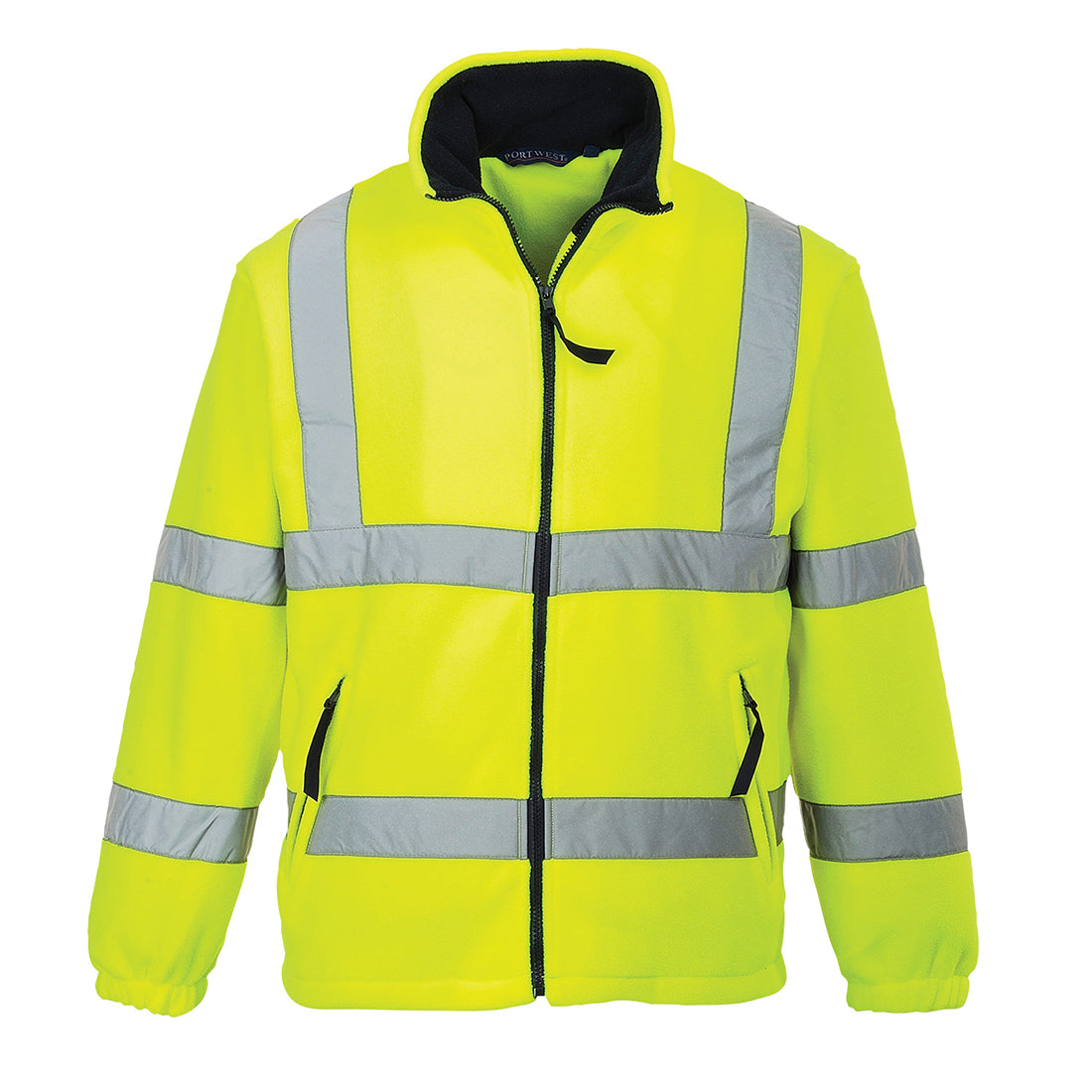 Portwest F300 Mesh Lined Hi-Vis Fleece Yellow