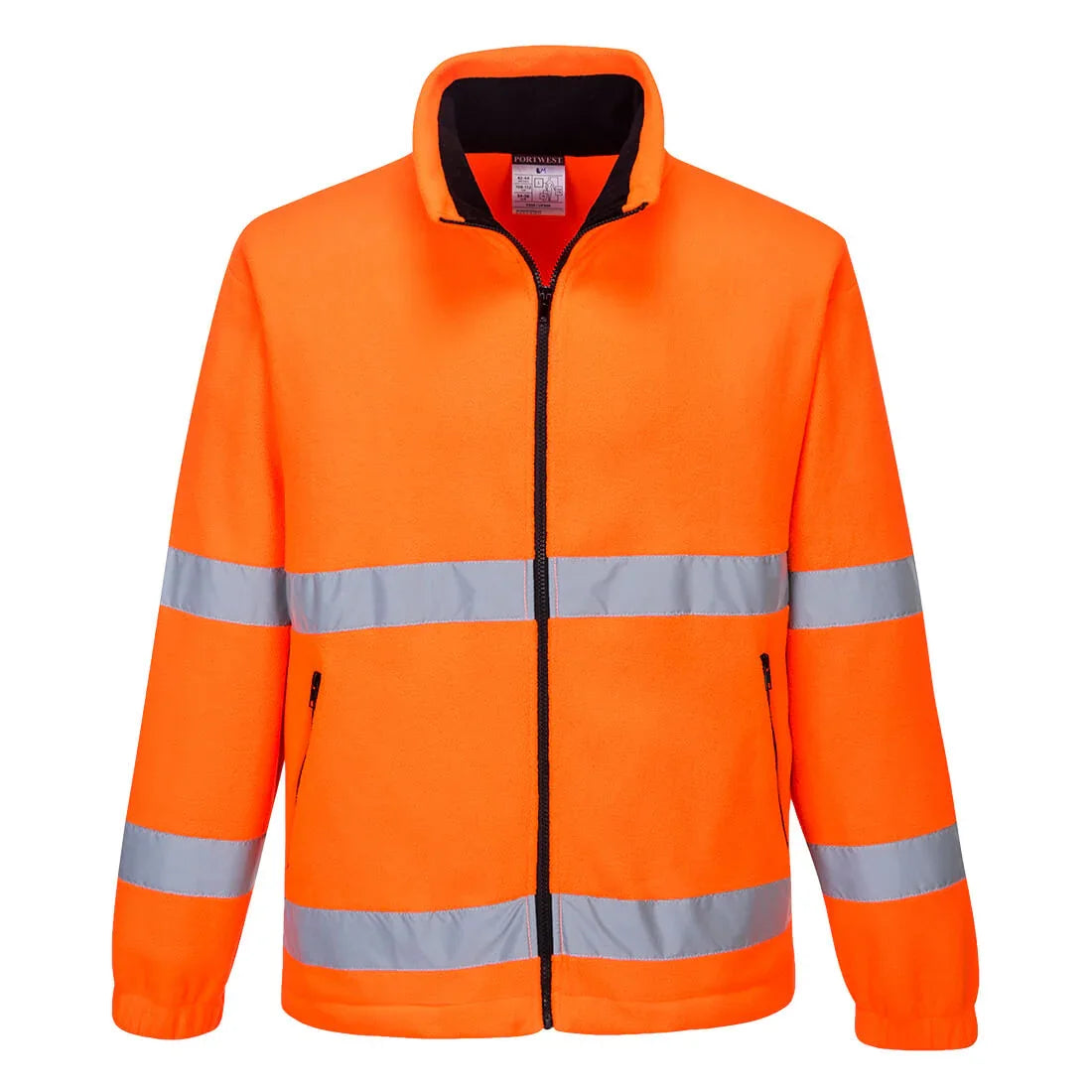 Portwest F303 Hi-Vis Windbreaker Fleece Orange