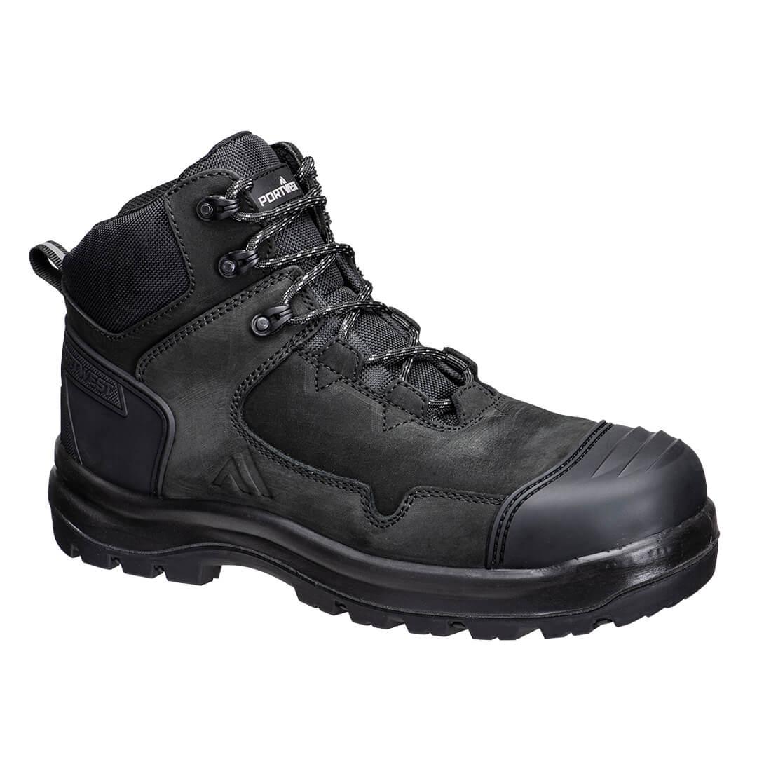 Portwest FD04 Composite Nubuck Leather Mid Boot S3S FD04BKR