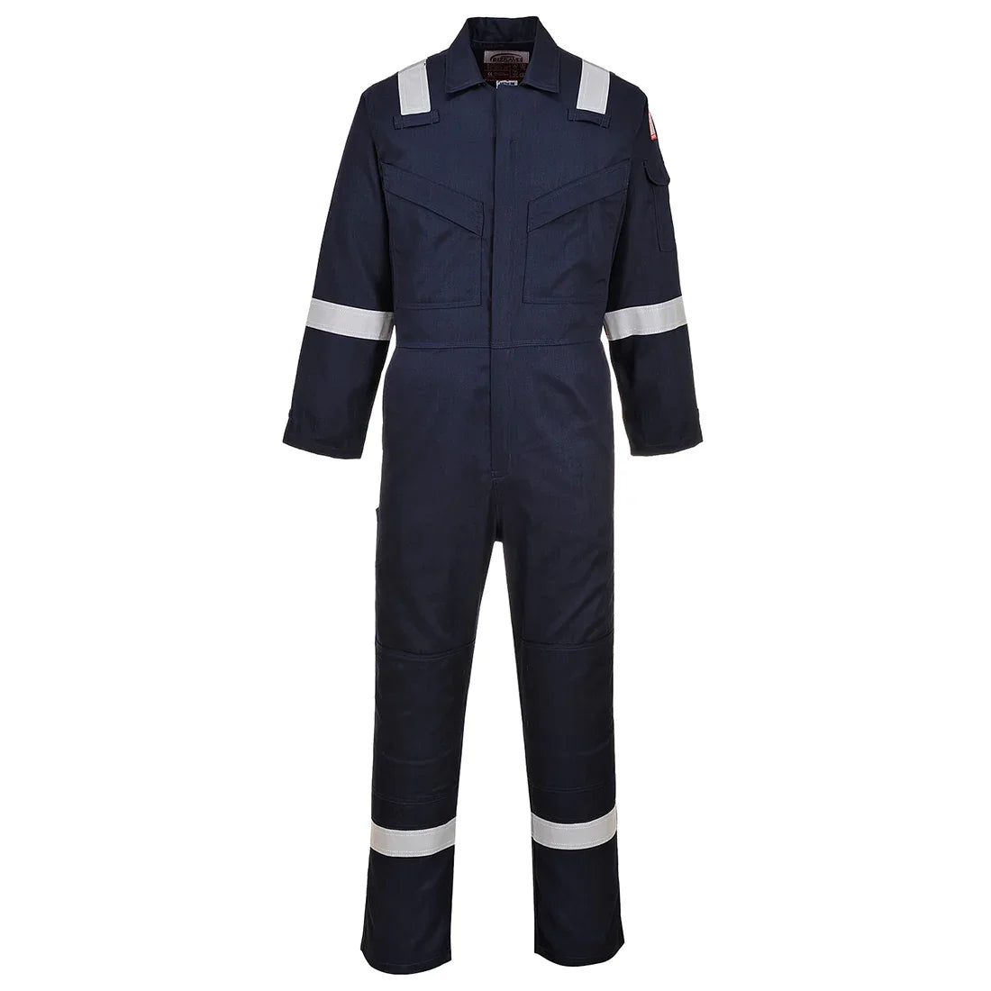 Portwest FR21 Bizflame Work FR Super Lightweight Anti-Static Coverall Navy