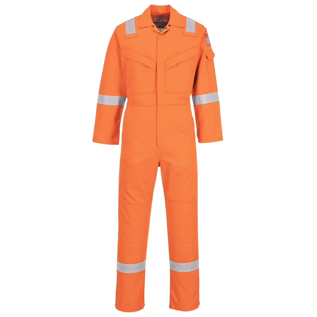 Portwest FR21 Bizflame Work FR Super Lightweight Anti-Static Coverall Orange