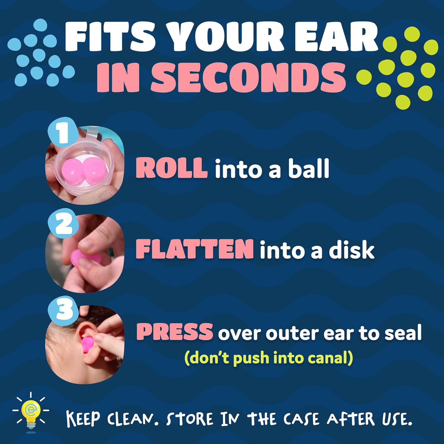 Putty Buddies Floating Swimming Ear Plugs How to use