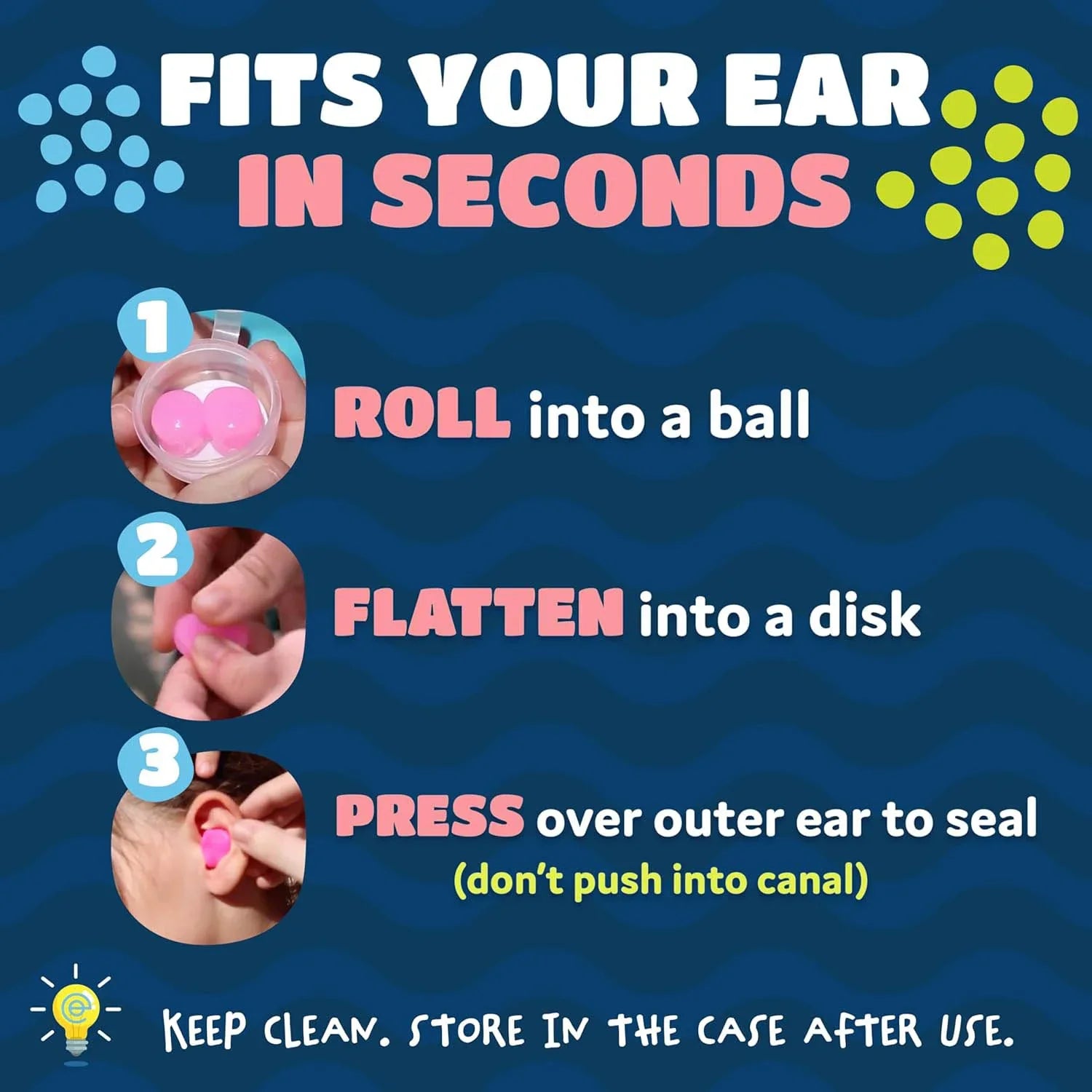 Putty Buddies Floating Swimming Ear Plugs How to use
