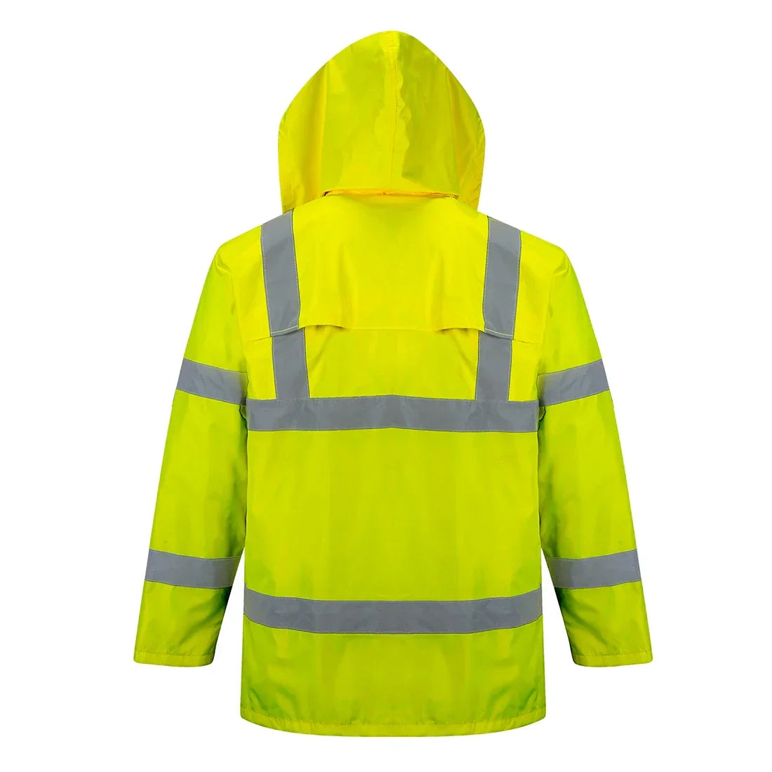 Portwest H440 Hi-Vis Rain Jacket Yellow back