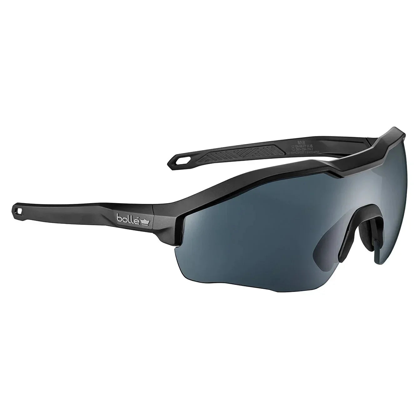 MY6EST20W Bolle MY6 Eyeshield Ballistic Glasses Smoke Lens