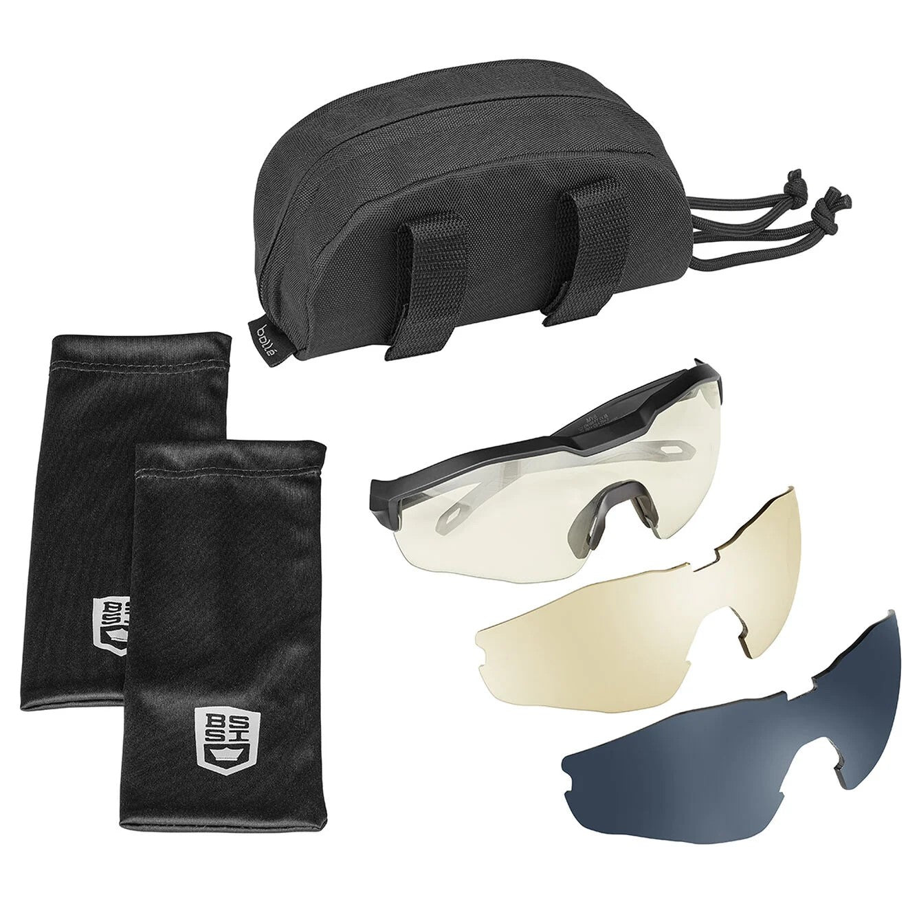Bolle MY6 Ballistic Eyeshield Kit with Interchangeable Lenses