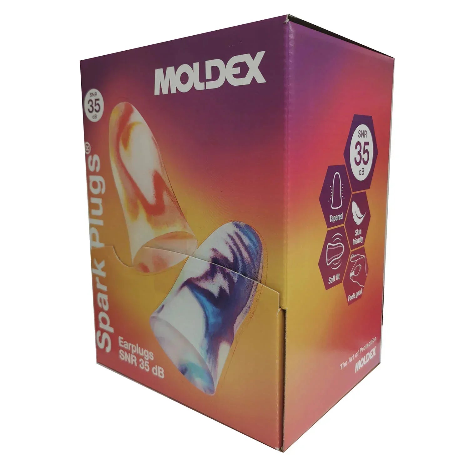MOLDEX 7800 Spark Plugs Earplugs Box