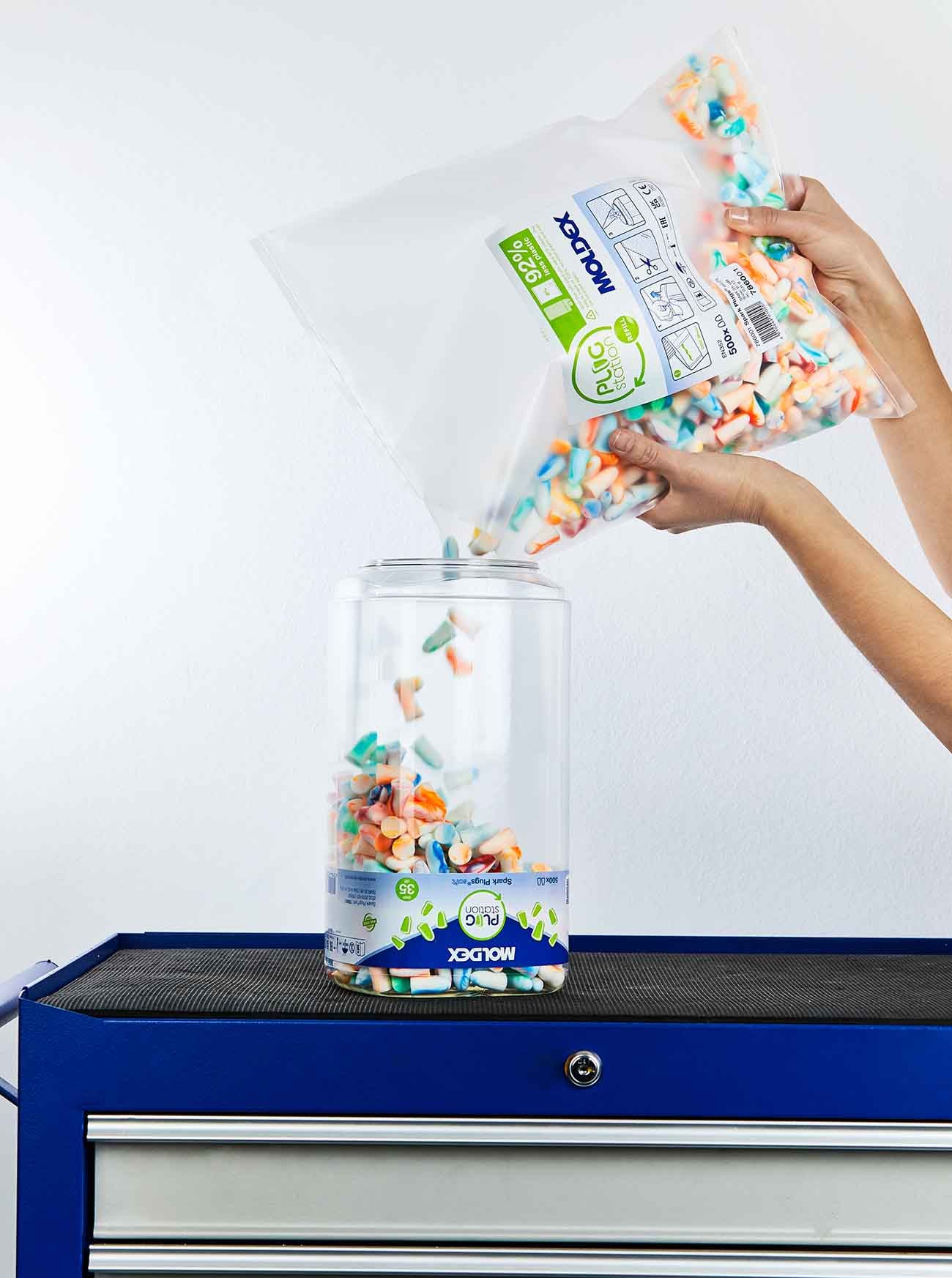 MOLDEX Spark Plugs Refill Pack 500 Pairs - SNR 35 dB