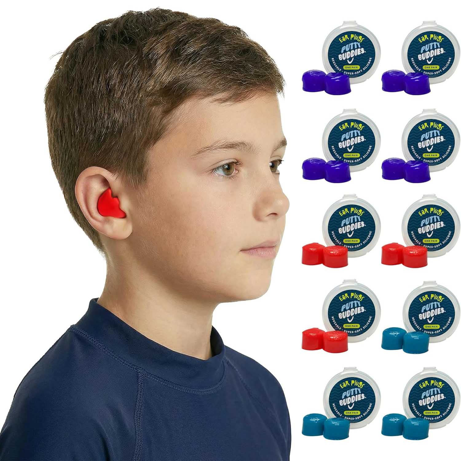 Putty Buddies Original Swimming Earplugs 10 Pairs