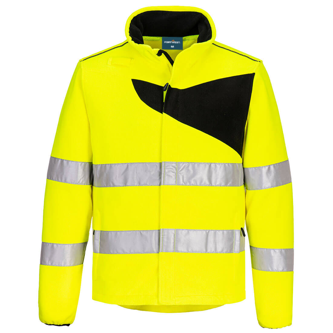 Portwest PW274 PW2 Hi-Vis Fleece - Yellow Black