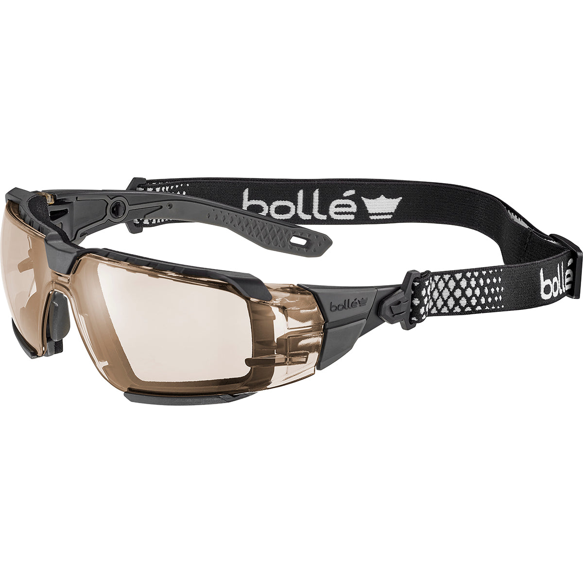 Bolle RUSH+ 2.0 XP Hybrid Copper Lens Safety Glasses RUSXMN30E