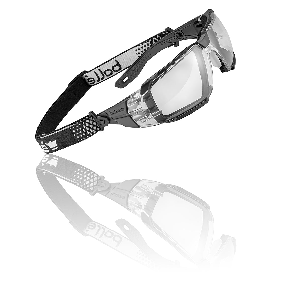 Bolle RUSH+ 2.0 Small XP Hybrid Clear Lens Safety Glasses RUSXSN10E