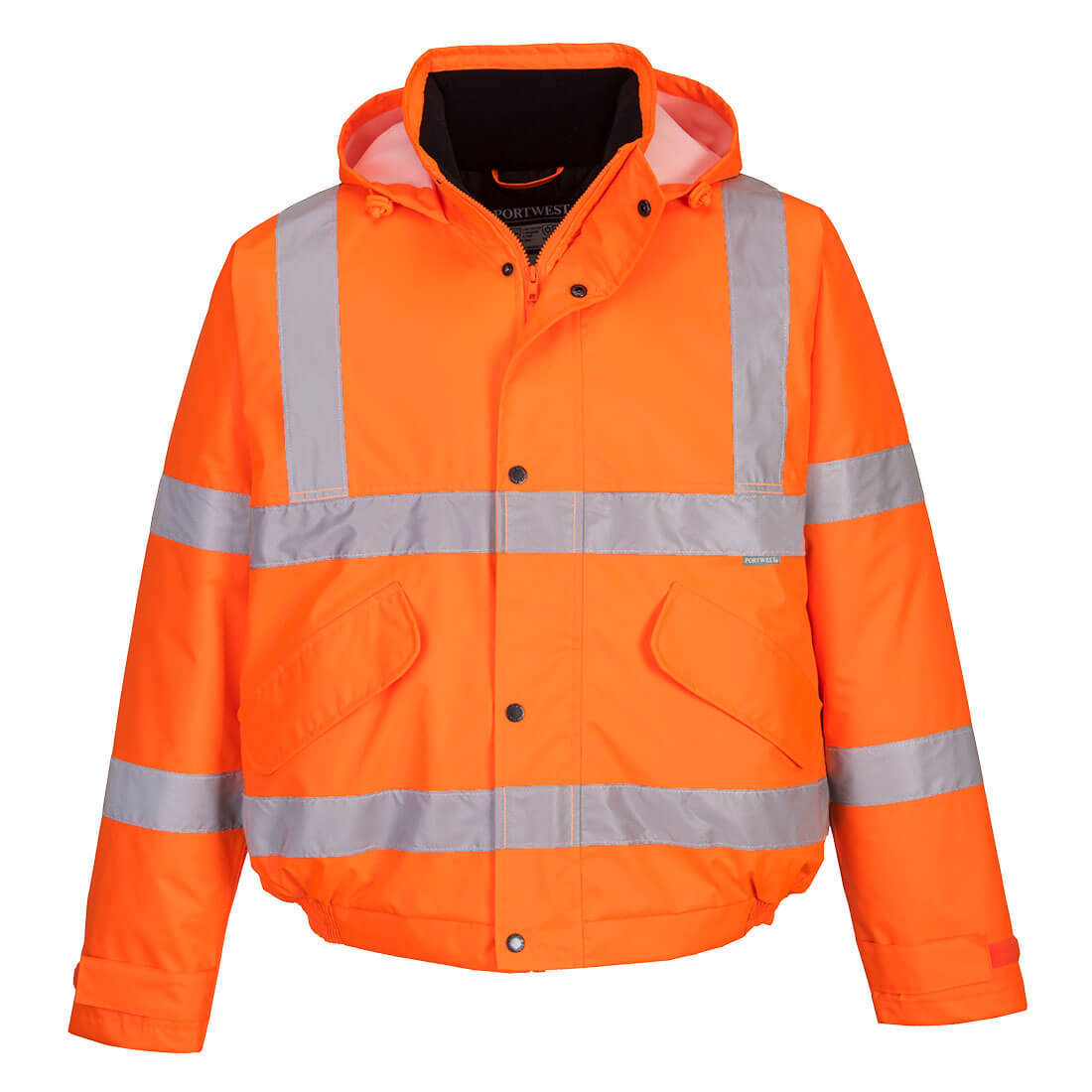 Portwest S463 Hi-Vis Winter Bomber Jacket Orange