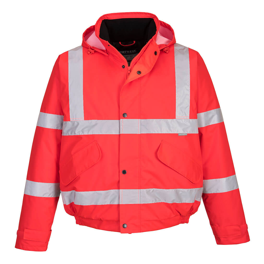 Portwest S463 Hi-Vis Winter Bomber Jacket Red