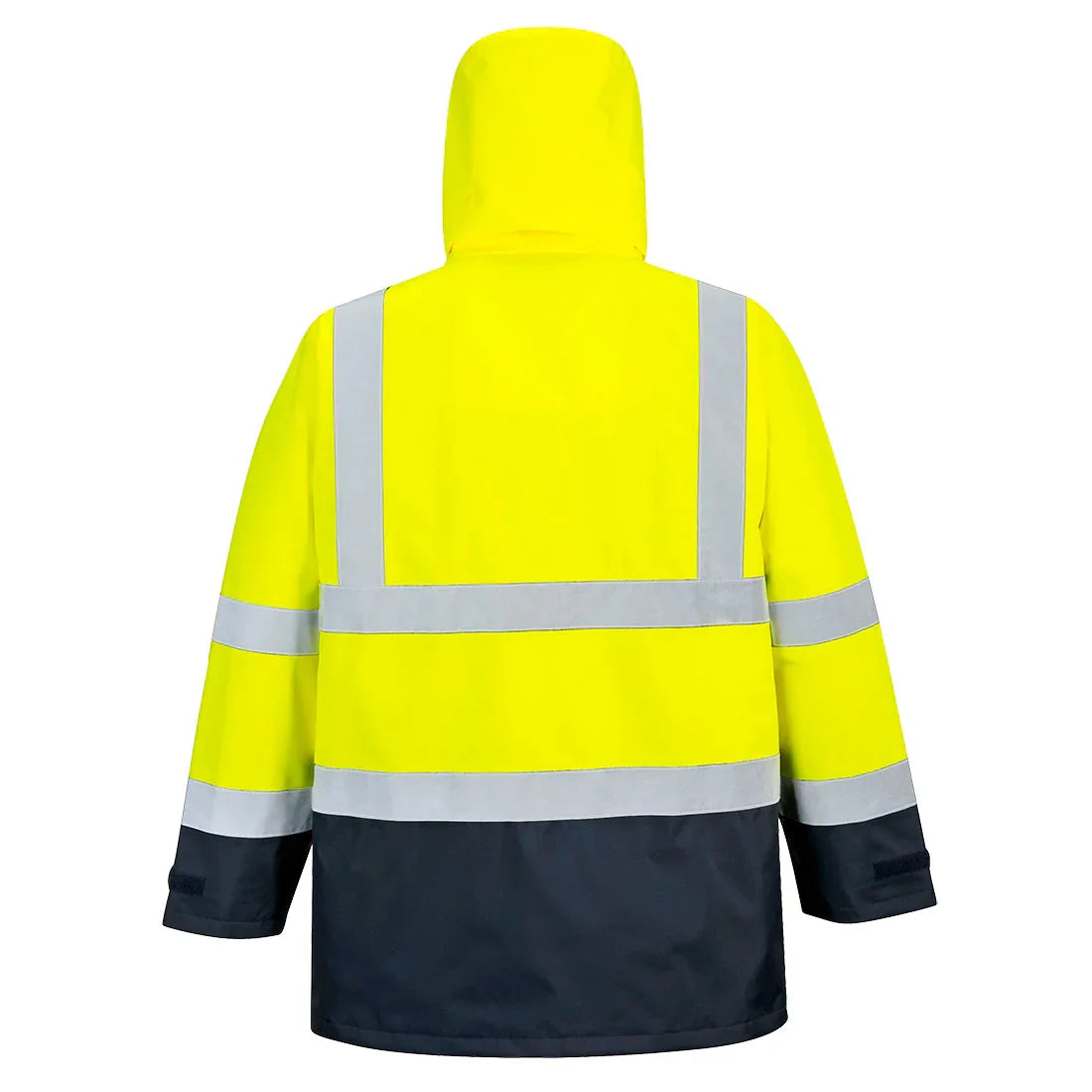 Portwest S768 Hi-Vis 5-in-1 Contrast Executive Jacket - Yellow/Navy