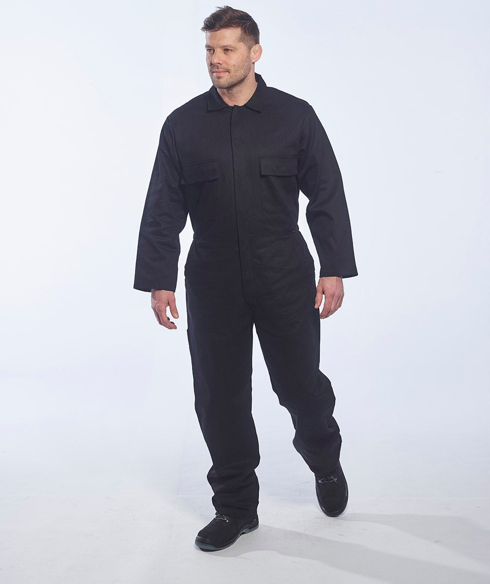 Portwest Euro Work Cotton Coverall Navy