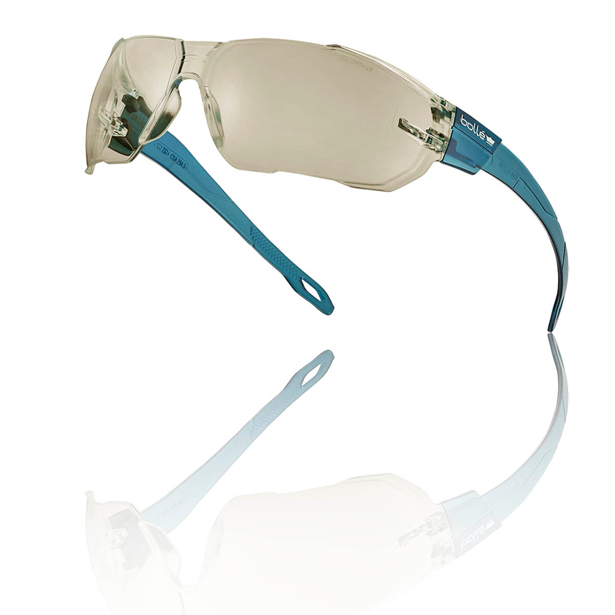 BOLLE Swift Copper Safety Glasses with Blue frame