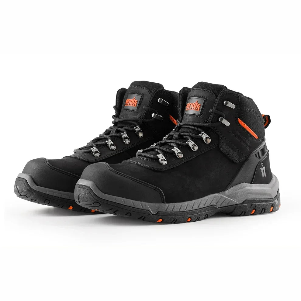 Scruffs Sabatan Safety Boots Black Size 12
