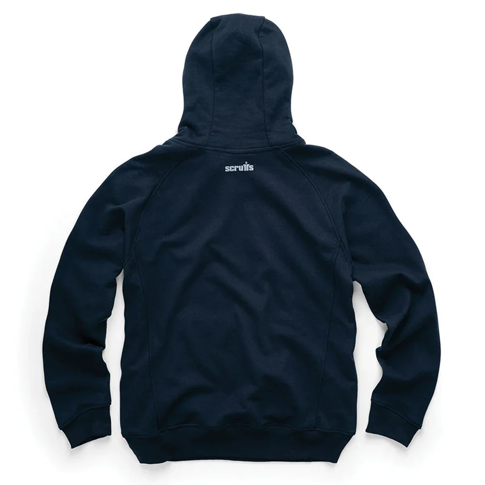 Scruffs Eco Worker Hoodie Navy back