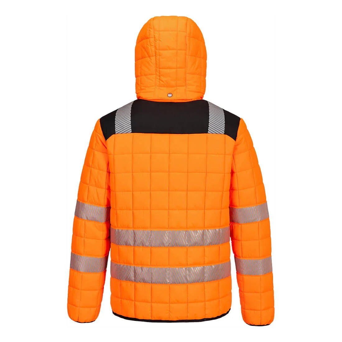 Portwest PW3 Hi-Vis Square Baffle Jacket Orange